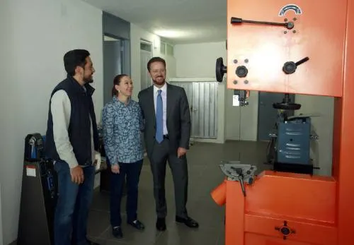 Banck y Susy Angulo supervisaron la remodelación del Centro de Día