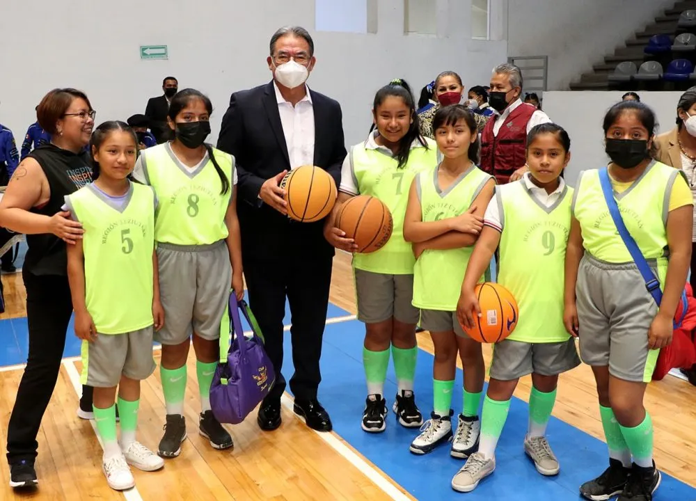 Promueve SEP sana convivencia entre aprendientes; inaugura juegos deportivos estatales