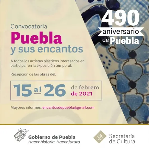 Secretaría de Cultura mantiene abierta la convocatoria “Puebla y sus Encantos”