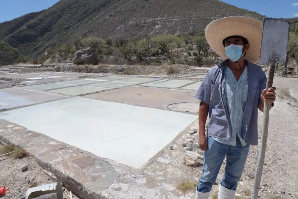 Con vinculación comercial y difusión, SDR apoya a salineros de Zapotitlán