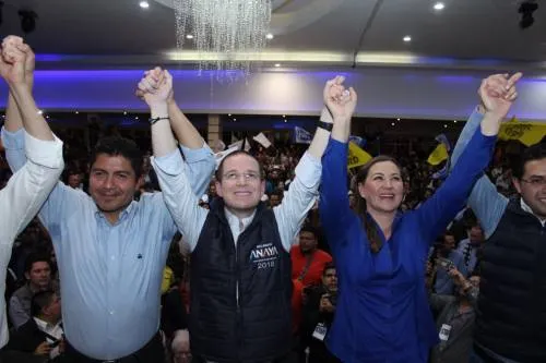 Candidatos de la alianza “Por Puebla al Frente” no permitirán el regreso del “PRI”
