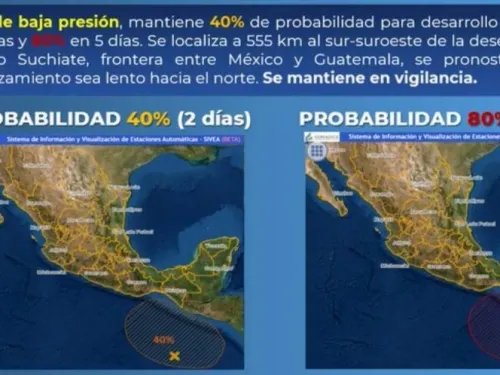 Alertan por posible formación de primer ciclón en el Pacífico