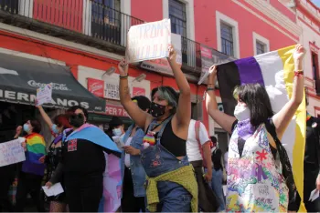 En Puebla se realiza marcha por la Memoria Trans