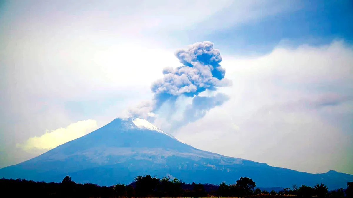 Volcan Popocatepetl Fumarola