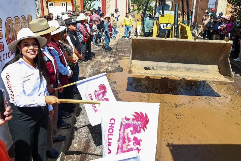 San Pedro Cholula inicia obras de rehabilitación en Santiago Momoxpan y San Diego Cuachayotla