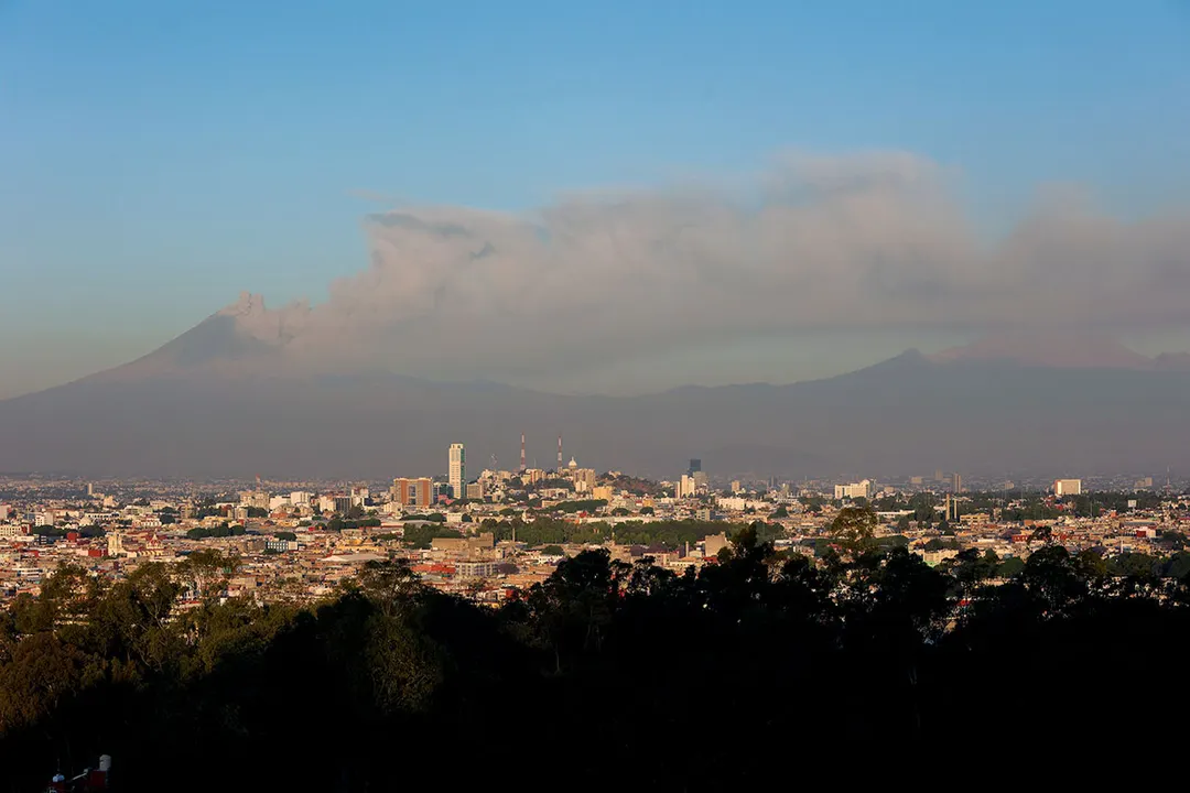 Volcan Popocatepetl Fumarola
