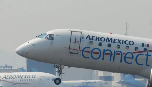 Cancela Aeroméxico 43 vuelos por contagios Covid de sus pilotos