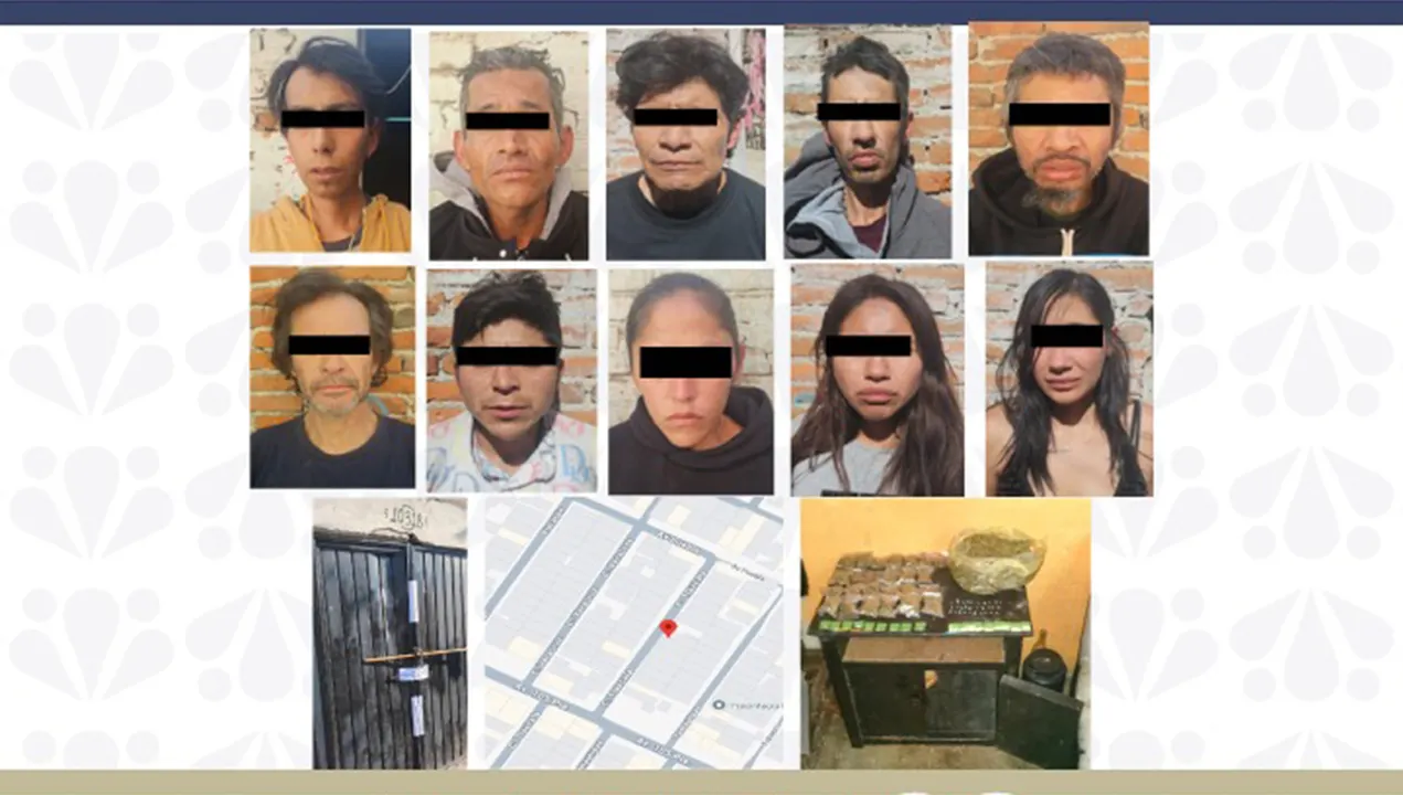 Detenidos.narcomenudeo Col Popular Castillotla