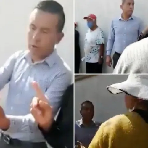Pobladores confrontaron a inspector que impedía entrega de despensas
