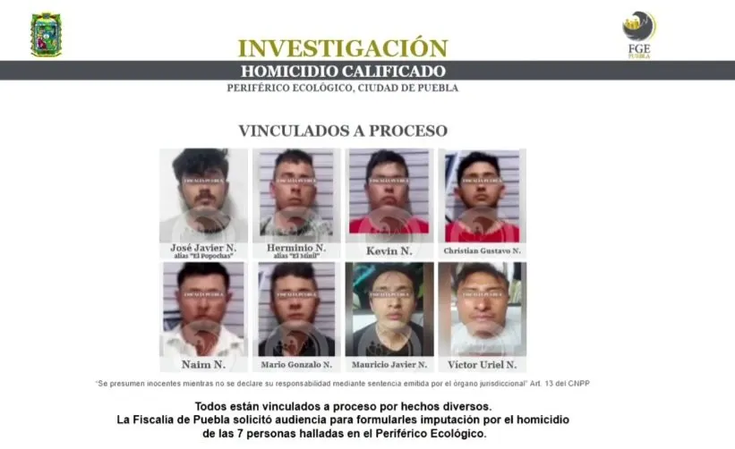Implicados en cadáveres hallados en Periférico Ecológico