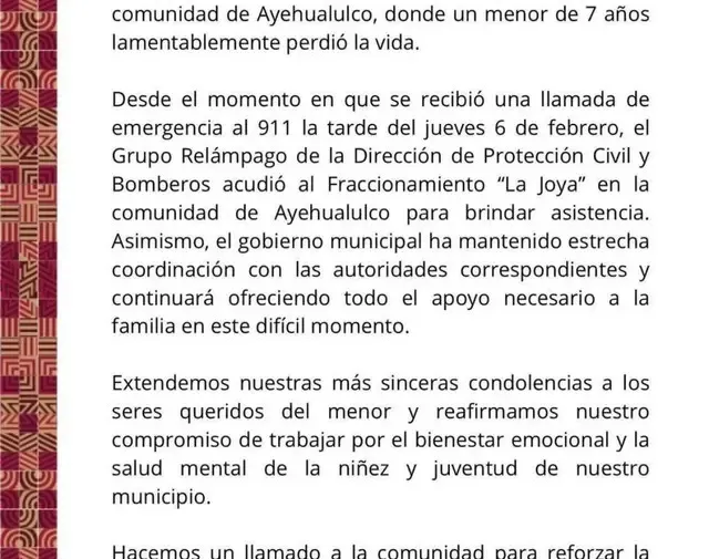 Niño de 7 años se quita la vida en Zacatlán; habría sufrido bullying en la escuela 