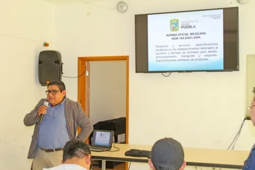 Secretaría de Salud del estado capacitó a personal del rastro municipal bajo la nom-194-ssa1