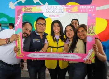 Juventud poblana transforma espacios en arte con Jornada Nacional de Tequios y Murales