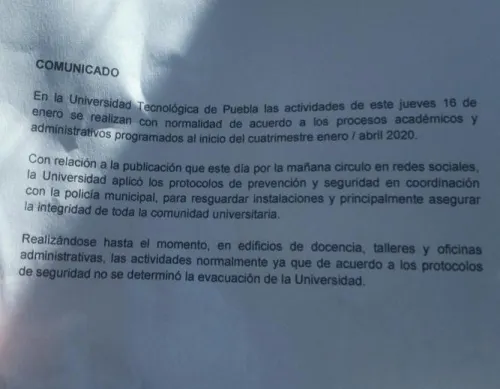Actividades en la UTP transcurren con normalidad