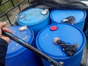 Policía Estatal asegura implicados en robo de hidrocarburo