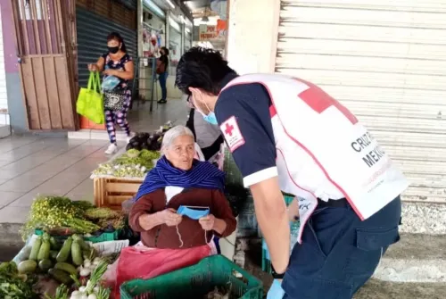 Cruz Roja ha atendido a más de 277 mil personas durante la pandemia