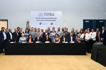 Reinstala Salud de Puebla Consejo Estatal para fortalecer políticas públicas sanitarias