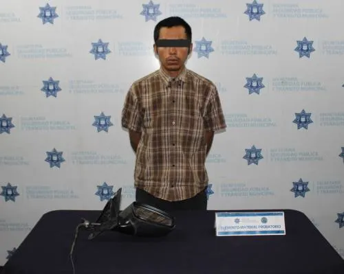 Detiene SSPTM a un hombre por robo de autopartes