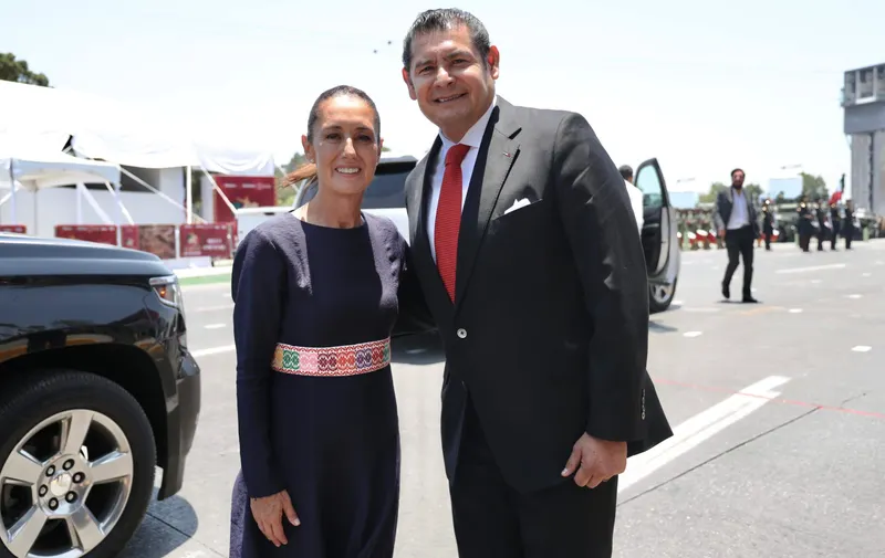 Gabinete del Gobierno de la presidenta Claudia Sheinbaum asiste a Conmemoración de Batalla de Puebla