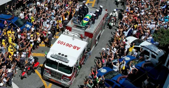 Último recorrido de Pelé