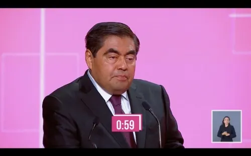 Con propuestas, gana Miguel Barbosa el debate de candidatos al gobierno de Puebla