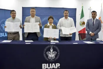 Estrechan lazos de colaboración BUAP y sindicatos de del Seguro Social y de la Educación en Puebla