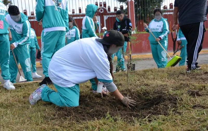 COBAEP contribuye en la recuperación de espacios públicos