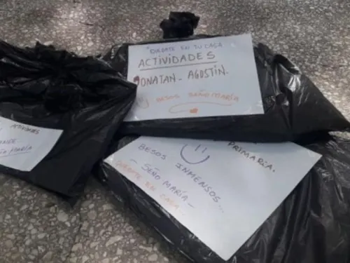 Maestra camina 10 km para llevar tarea a quienes no tienen internet