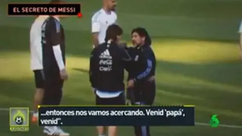 El consejo de Maradona a Messi con el que le enseñó a cobrar tiros libre