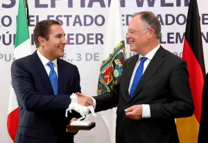 Moreno Valle recibe al primer ministro de Baja Sajonia