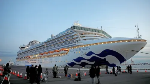 Un argentino infectado en crucero japonés en cuarentena es el primero de América Latina