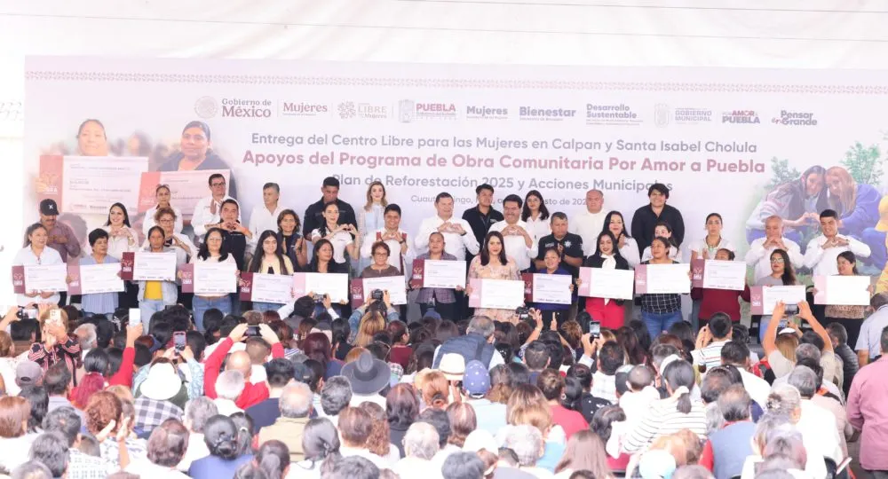 Puebla se transforma con Obra Comunitaria, justicia y bienestar: Armenta