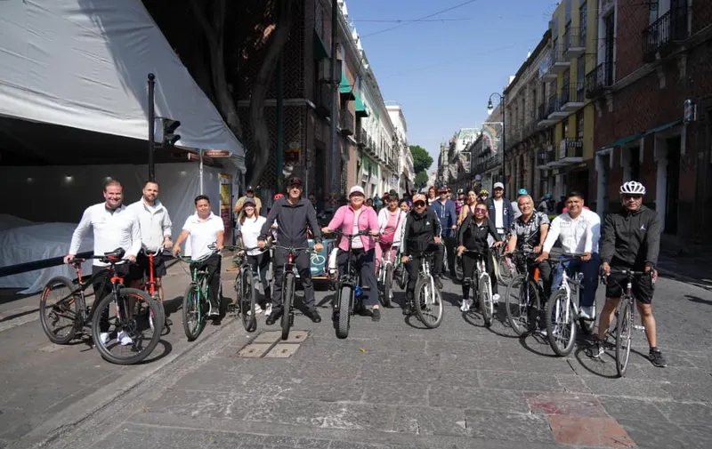 Participa Pepe Chedraui en la Rodada Patrimonial en el Centro Histórico