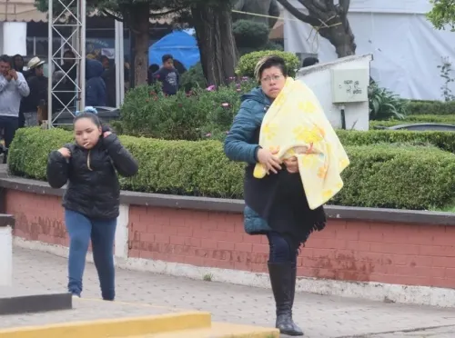 La temperatura seguirá a la baja, se esperan posibles heladas y  lluvia moderada