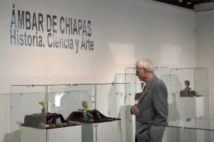 Se inaugura exposición Ámbar de Chiapas en Casa de los Muñecos