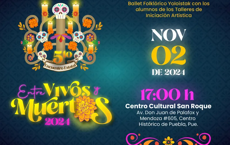 Programa Secretaría de Cultura teatro, música y danza en “Entre Vivos y Muertos”