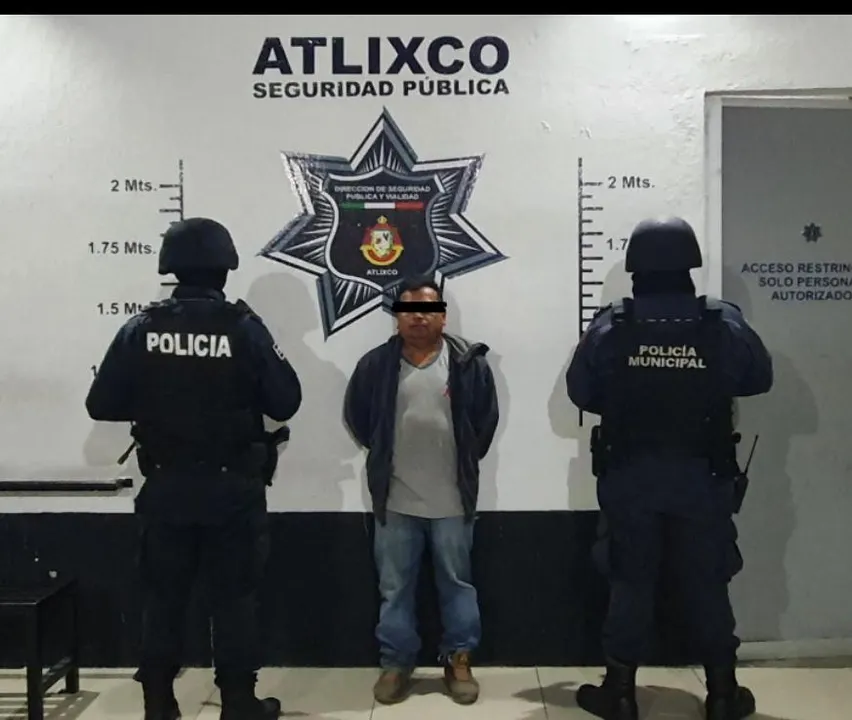 Detenido robo vehículo Atlixco