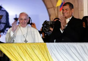 Papa se reúne con presidente de Ecuador en visita de cortesía