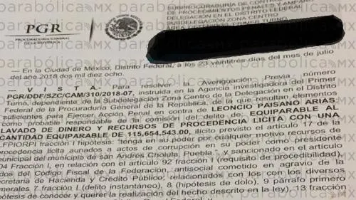 Admite Fernando Maldonado que es falso el documento de denuncia contra Paisano; pide disculpas