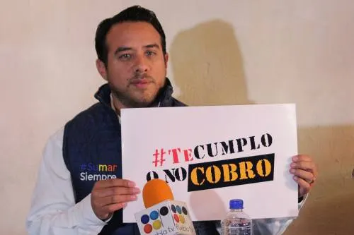 Oswaldo Jiménez promete instalación de 180 alarmas vecinales; dice que lo hará con su dinero