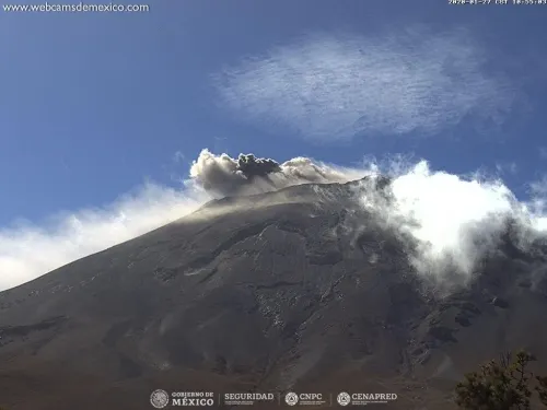 Emitió Popocátepetl 73 exhalaciones