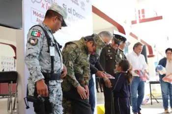 Inició en Santa María Xonacatepec la campaña nacional “Sí al desarme, sí a la paz”