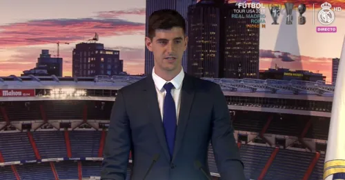 Real Madrid presenta a su nuevo portero,Thibaut Courtois