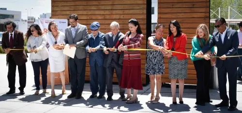 Inauguran exposición INAH 80 años en la valla periférica del CCU BUAP