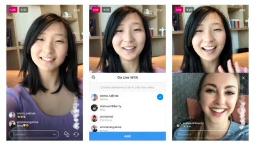 Instagram está probando los vídeos en directo con varios usuarios