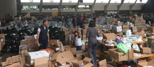 DIF Estatal ha entregado más de 300 toneladas de apoyos para damnificados