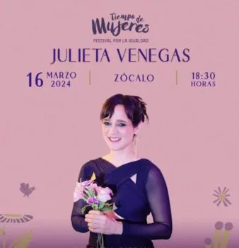 Martí Batres anuncia concierto gratis de Julieta Venegas en el Zócalo de CDMX