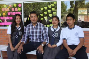 Néstor Camarillo arranca construcción de aulas en bachillerato de Quecholac