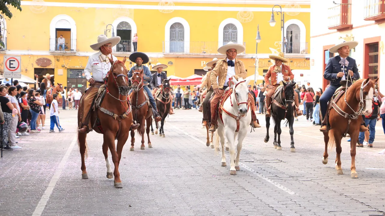 Aniversario de la revolución en Atlixco