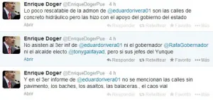 Dóger se come vivo a Lalo Rivera en Twitter; de fracaso no lo baja